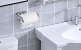 YUET Self-Adhesive Toilet Paper Holder SUS-304 Stainless Steel Brushed view 9