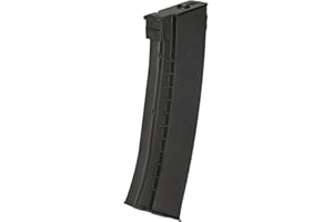 Lancer Tactical 140 Round AK Airsoft Mid Capacity Magazine (Color: Black)