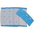 Wig Tape Strips 36pcs Double Sided Waterproof Lace Wigs Adhesive Tape for Lace Wig Toupee (Blue with Hole)