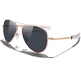 MERRY'S Classic Aviator Military Polarized Sunglasses for Men or Women S8562