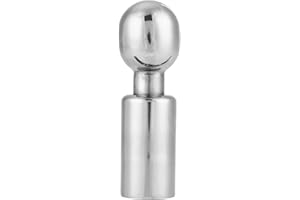 Joyzan Rotary Spray Ball, Stainless Steel NPT Female CIP Tank Cleaning Spraying 360 Degree Spray Pattern 3/8Inch Female Threa
