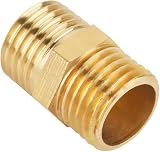 Hilitand 10x Brass Hex Nipple 1/4 BSP Male to 1/4 BSP Reducing Pipe Quick view 7