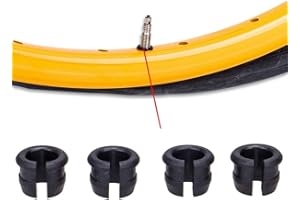 8Pcs Rubber Presta-to- Valve Adapter for Road Bike Rims to Enable Use of Widely Available Inner Tubes