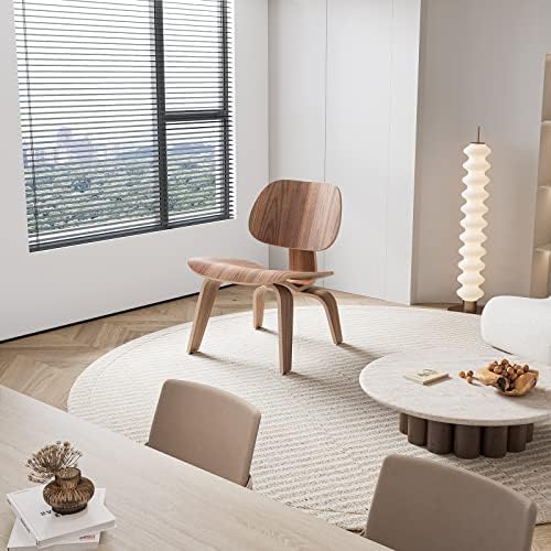 Mid Century Modern Chair Small Lounge Chair Wood Molded Plywood Accent