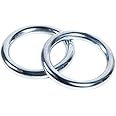 ZooBoo 2pcs Wing Chun Stainless Steel Training Rings (Pair) – Yeung Sau & Sticky Hand Strength Training for Wing Tsun, Siu Lum, and Kung Fu Practitioners