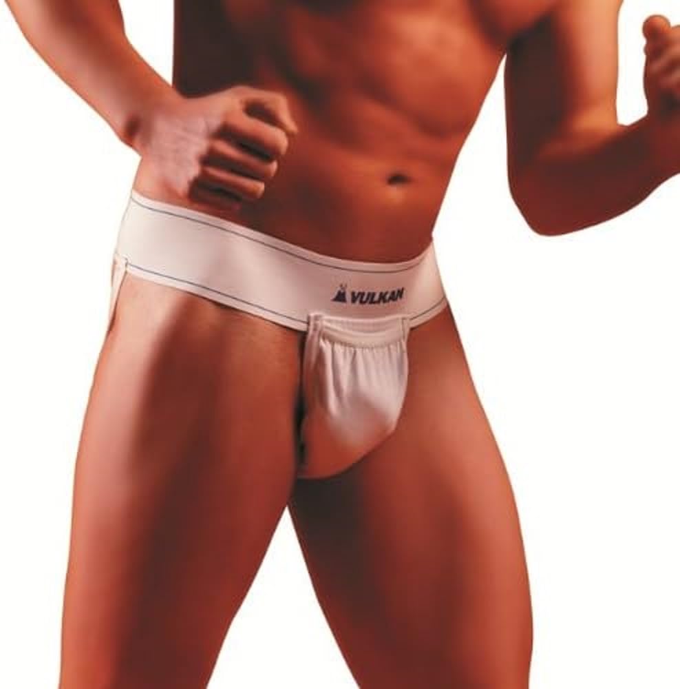 VULKAN WHITE ATHLETIC SUPPORT + POCKET (7099) - XL