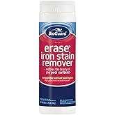 BioGuard Erase Iron Stain Remover, 1.75 lb, Single Pack | Highly Effective Iron Stain Remover, Restore Pool Surfaces, Suitable for All Pool Types