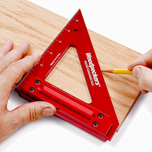 Woodpeckers Carpenters Precision Square, 6 Inch, Combination 90 and 45