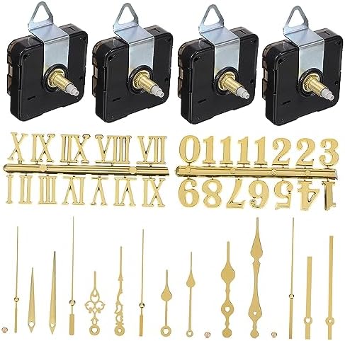 OSALADI Set Digital Clock Numbers Clock Parts Arabic Roman Clock