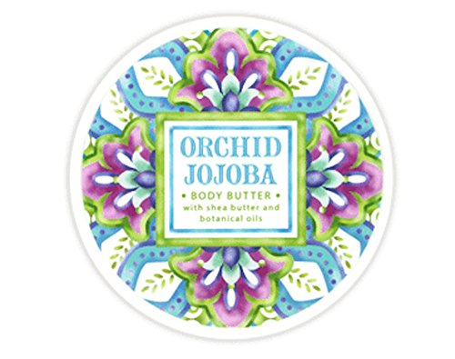 Greenwich Bay Botanic Body Butter Orchid Jojoba 8oz Tub