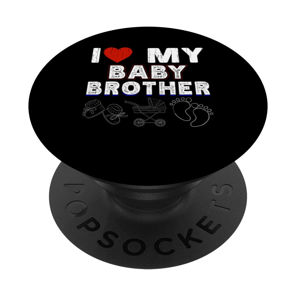 Cute Baby Brother Apparel for Little Ones PopSockets Swappable PopGrip