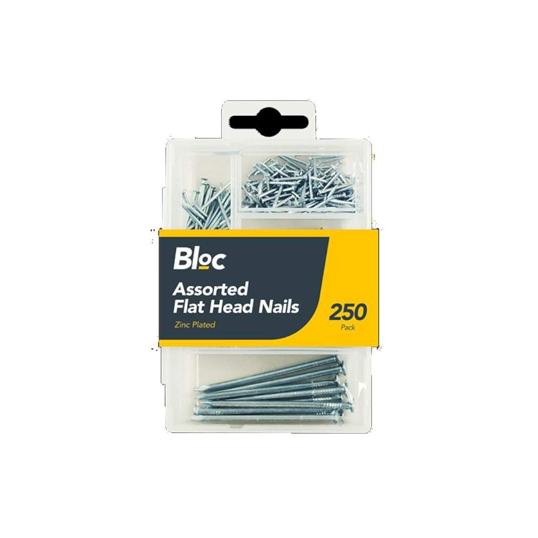 GEM Assorted Flat Head Nails - 250 Pack