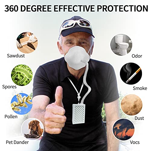 Breathe easier,Personal Wearable Air Purifiers,Reusable Portable Air