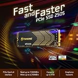 Transcend MTE250S 4TB NVMe PCIe Gen4 x4 SSD 7500MB/s Read DRAM Cache TS4TMTE250S view 3