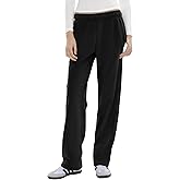 PUMIEY Women's Wide Leg Sweatpants Straight Baggy Sweat Pants High Waisted Lounge Pants Airy Collection