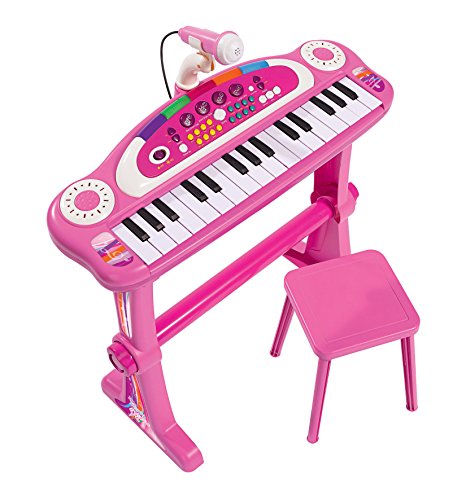 Simba- My Music World Teclado en Soporte para Niñas, Color surtido (106830690)