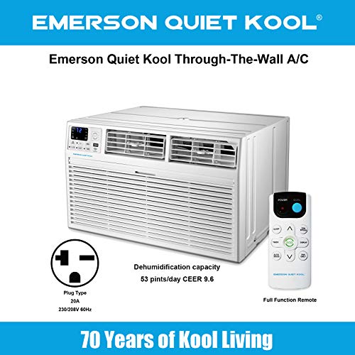 Emerson Quiet Kool 230V 10,000 Smart ThroughTheWall Air Conditioner