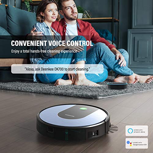 Robot Vacuum, Deenkee WiFi/App/Alexa Robot Vacuum Cleaner,120 Mins Run