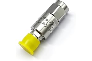 AURSINC SMA Male to SMA Female RF Attenuator, 6db SMA JK-6G 2W 50 Ohm DC-6GHz in-Line Attenuators Provides Highly Linear Attenuation