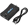 SAIZHUO BNC to HDMI Video Converter Box,BNC Adapter with Audio for Security Cameras DVRs Supports 720P/1080P Output