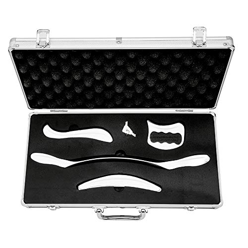 HBrotaco Stainless Steel Gua Sha Scraping Massage Tool Set IASTM Tools