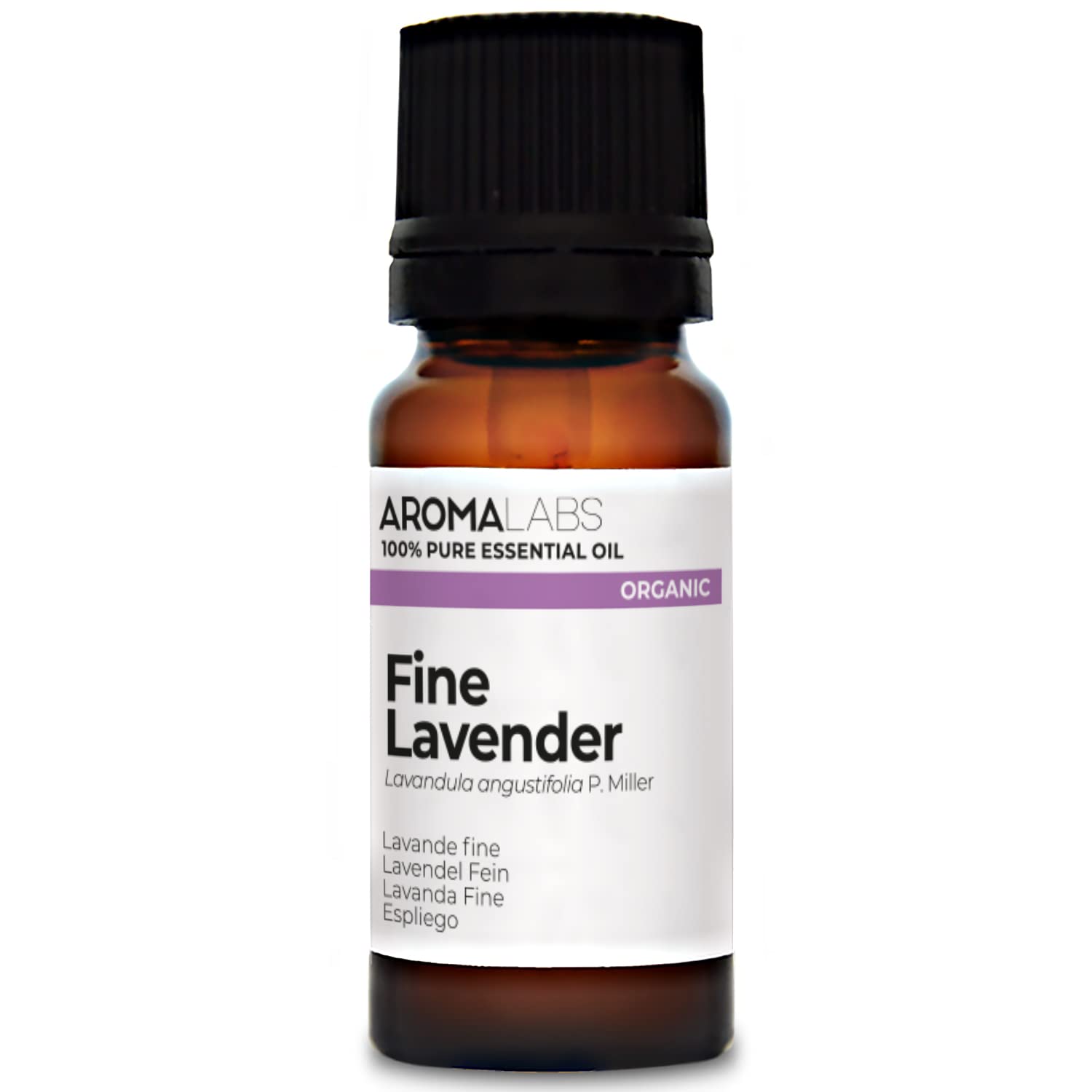 BIO - FINE Lavender Essential Oil - 10mL - 100% Pure, Natural, Chemotyped and AB Certified - AROMA LABS (French Brand)