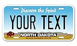 InkMyPlate Personalized North Dakota Car License