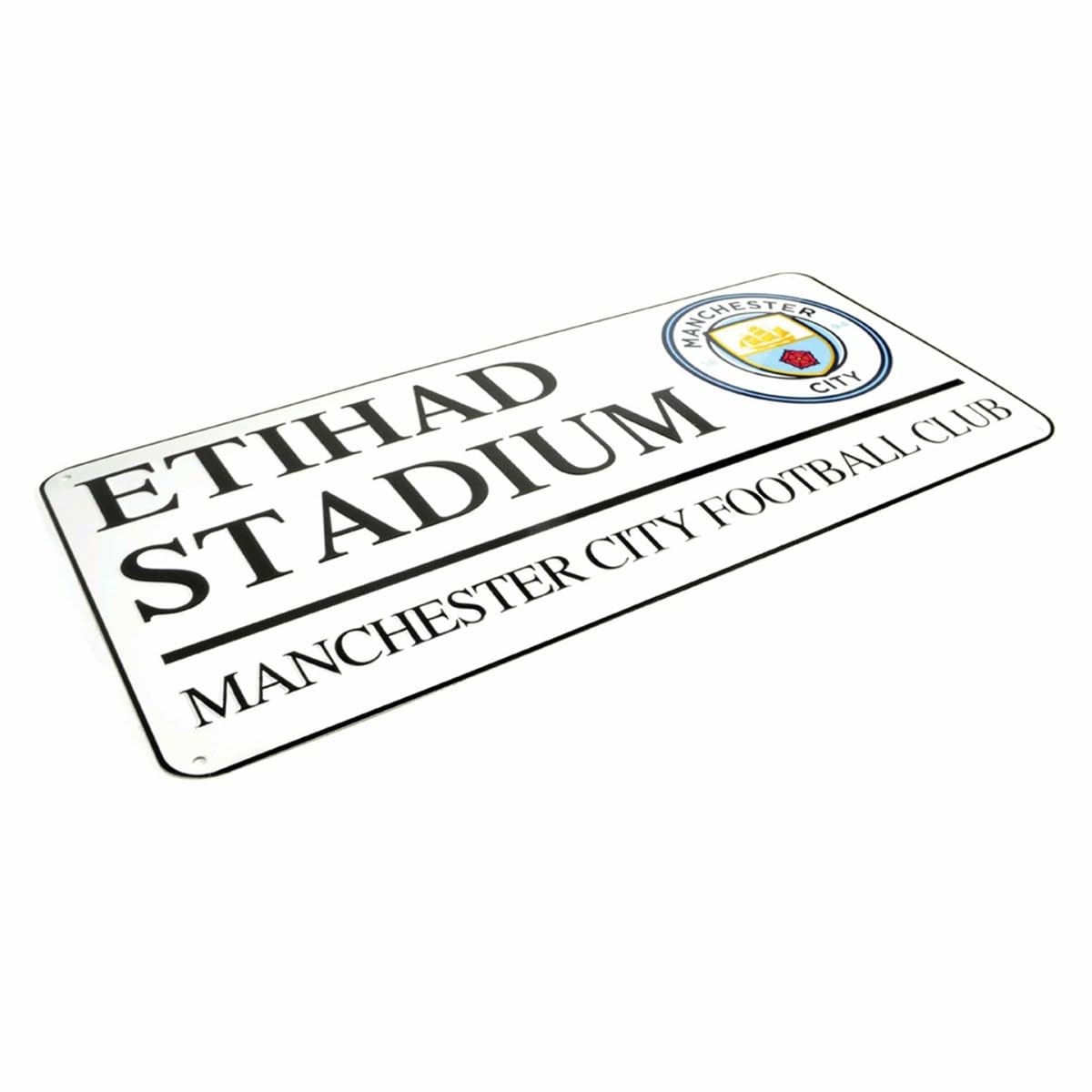 Manchester City FC Football Metal Wall Road Street Sign Etihad Stadium Official