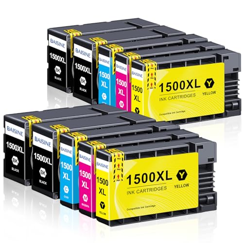 BAISINE PGI-1500XL Compatible Ink Cartridges for Canon 1500XL PGI-1500XL PGI1500XL for Canon Maxify MB2750 MB2150 MB2050 MB2350 MB2300 MB2755 MB2000 MB2155 MB2100 MB2700 0