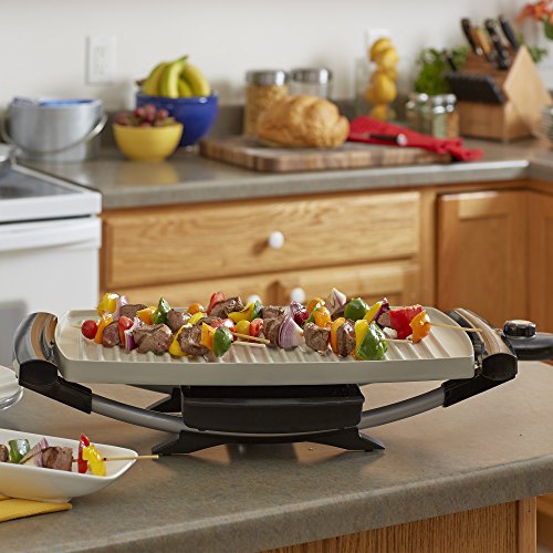 Foreman GFO201RX Indoor/Outdoor Electric Grill, Red Pricepulse