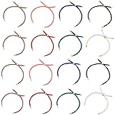 UNICRAFTALE 16Pcs 16 Colors Nylon Twist Cord Bracelet Making Sets 8.66-9.06 inch Slider Bracelets Nylon Cord Chain Link Bracelet with Metal Findings Adjustable Bracelets Chains for Jewelry Making