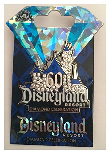 Disneyland 60th Anniversary Diamond Celebration Sleeping Beauty Castle Trading Pin