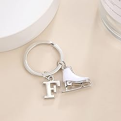 LIKGREAT Ice Skate Keychain Figure Skating