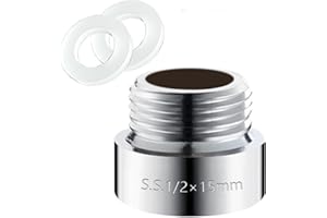 Tworider 15mm Length Shower Arm Extension,Handheld Stainless Steel Shower Head Extension Arm For Bathroom Accessories (Cast Pipe Fitting Coupler,Extended Shower Pipe)