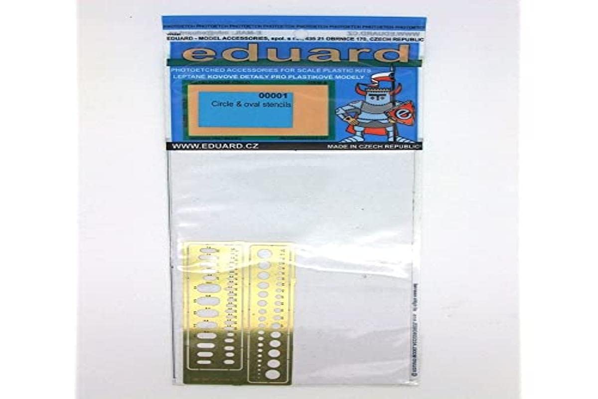 Eduard Accessories 00001 Model Making Accessories Circles and Oval Engraving Template