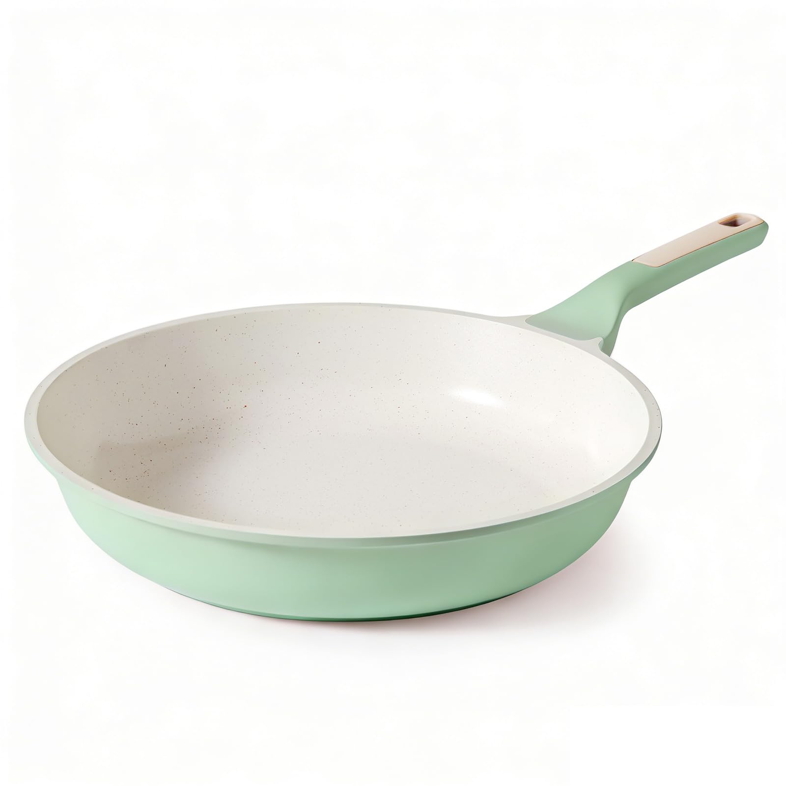 SENSARTE Nonstick Ceramic Frying Pan 11-Inch, Healthy Non Toxic Skillet, Induction Compatible Omelet Pan with Heat Resistant Handle, PFAS-Free Image