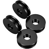 YYMOTO 4Pcs Detachable Windshield Bushing Grommets Compatible with Harley Road King Heritage Softail FLHR 1994-2022, Durable Acetal Mounting Hardware Kit for Quick Release Windscreen​