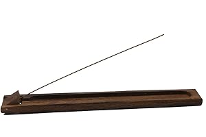 Incense Burner ~ Traditional Incense Holder with Inlaid Design ~ Approx 10 Inches 1pc