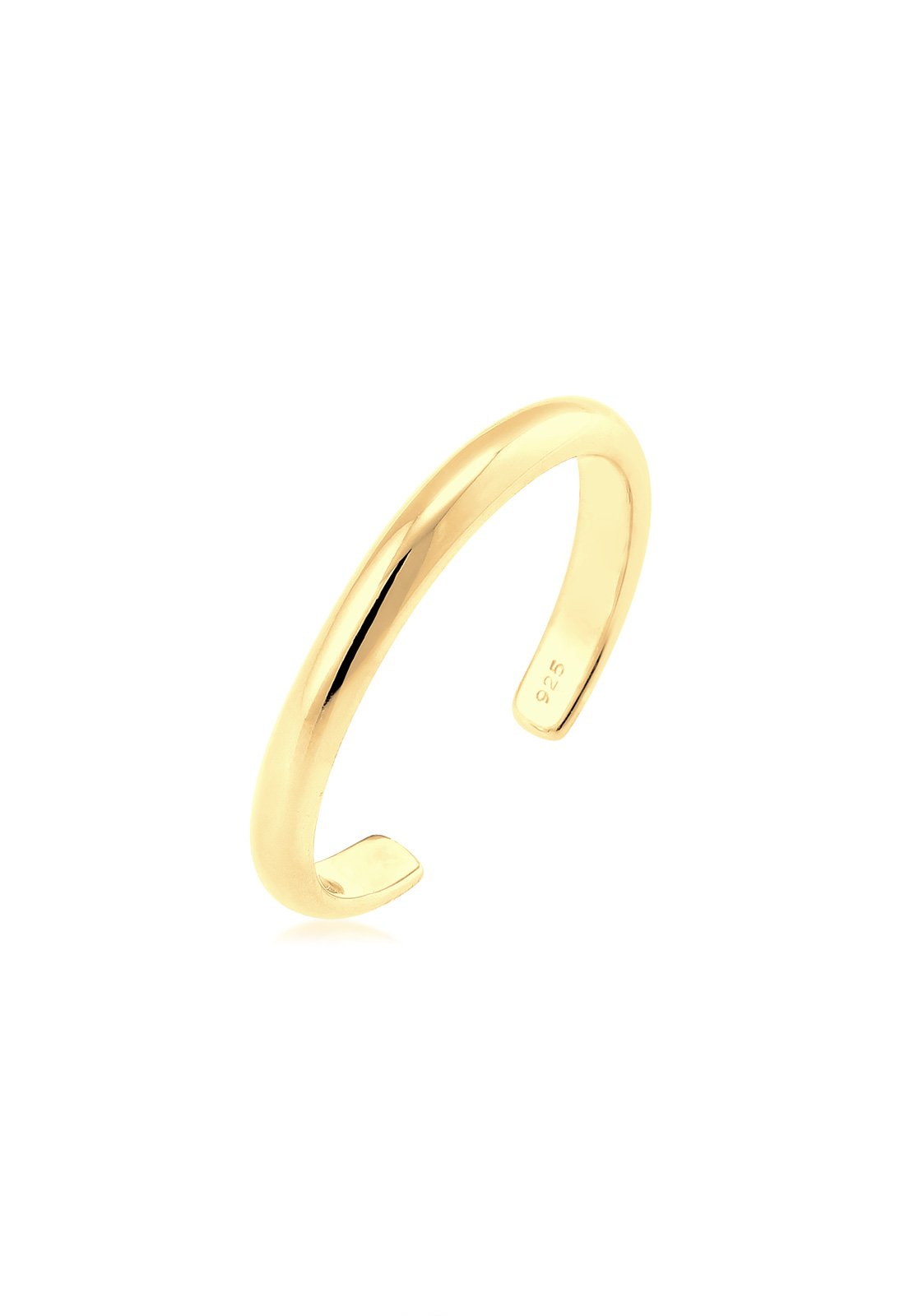 Elli Women Gold Plated 925 Sterling Silver Midi Adjustable Ring 0611890116_39