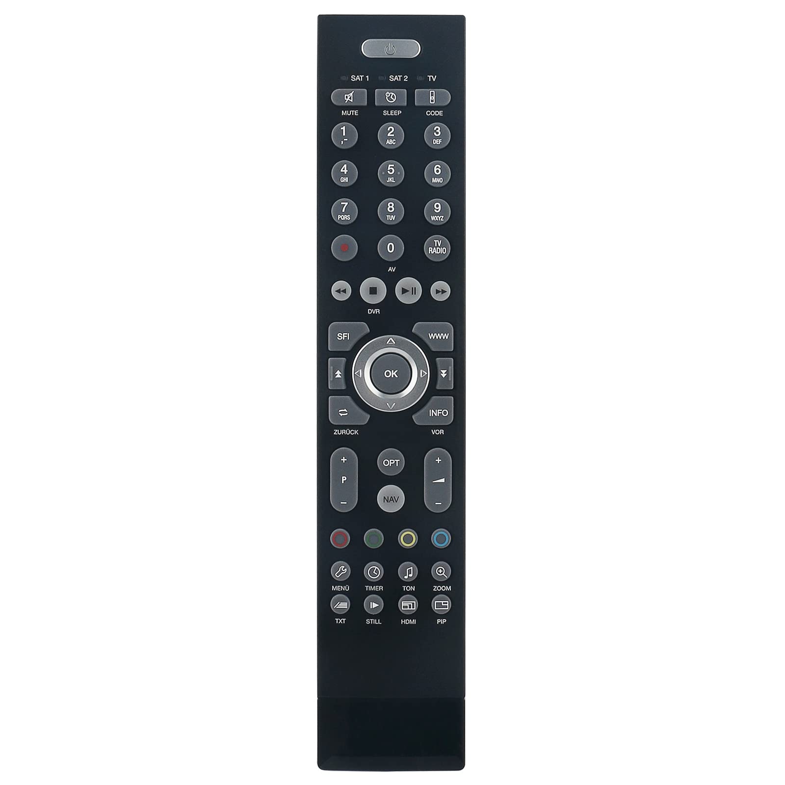 New 2530401010102 Replace Remote Control - VINABTY 2530401010102 Remote Control Replacement Compatible for Technisat TV Satellite 25304010101 Remote Controller