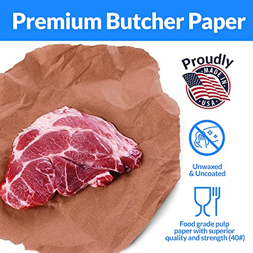 Reli. Pink Butcher Paper Roll 24 Inch x 350 Feet Bulk Made in USA