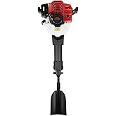 52CC 2-Stroke Trench Digger, 1900W Powerful Single Cylinder Tree Digging Machine 6500RPM High Speed Trencher Digger Machine with 0.3 Gallons Fuel Tank, Portable Post Hole Digger for Garden Farm