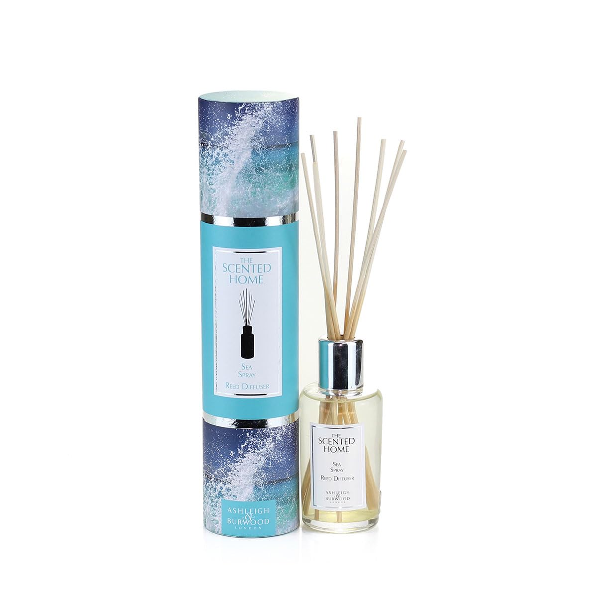 Ashleigh & Burwood Reed Diffuser Air Freshener for Home | Sea Spray Fragrance Oil Diffuser | Lasts up to 3 Months | 150ml