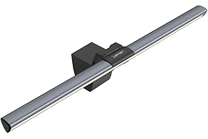LOFTER Computer Monitor Screen Light Bar e-Reading LED Task Lamp with No Glare on Screen, Space Saving for Home/Office/Gaming/Desk, Adjustable Brightness/Color Temperature