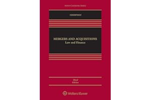 Mergers and Acquisitions: Law and Finance (Aspen Casebook)