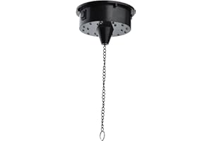 Fenteer Sound Control 18 LED Lights, Glass Rotating Mirror Motor, Mirror Reflection Ball Hanging for Light, Motor A
