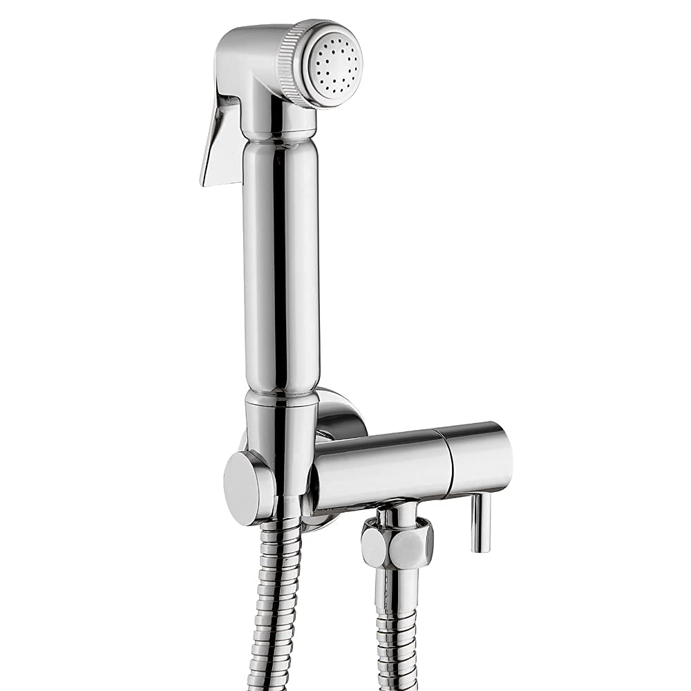 Luxury Douche Kit with Integrated Shut Off Valve & Holder