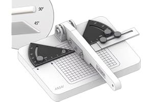 ANSAI Miter Cutter, Angle Cutting Station with 3 Replacement Blades, Assembly Required