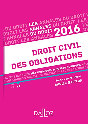 Droit civil des obligations