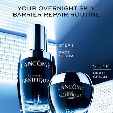 Lancôme Advanced Génifique Limited Edition Skincare Set - Full Size Serum 1.0 Fl Oz & Full Size Night Cream 1.7 Fl Oz